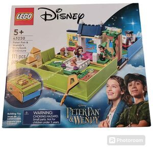 NEW LEGO 5+ Disney Peter Pan & Wendy Storybook Adventure 111 pieces 43220